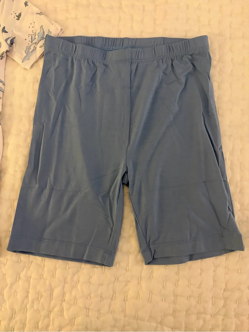 NWT Angel Dear Bamboo Whale Print Kids Pajama Set Size 5-6Y